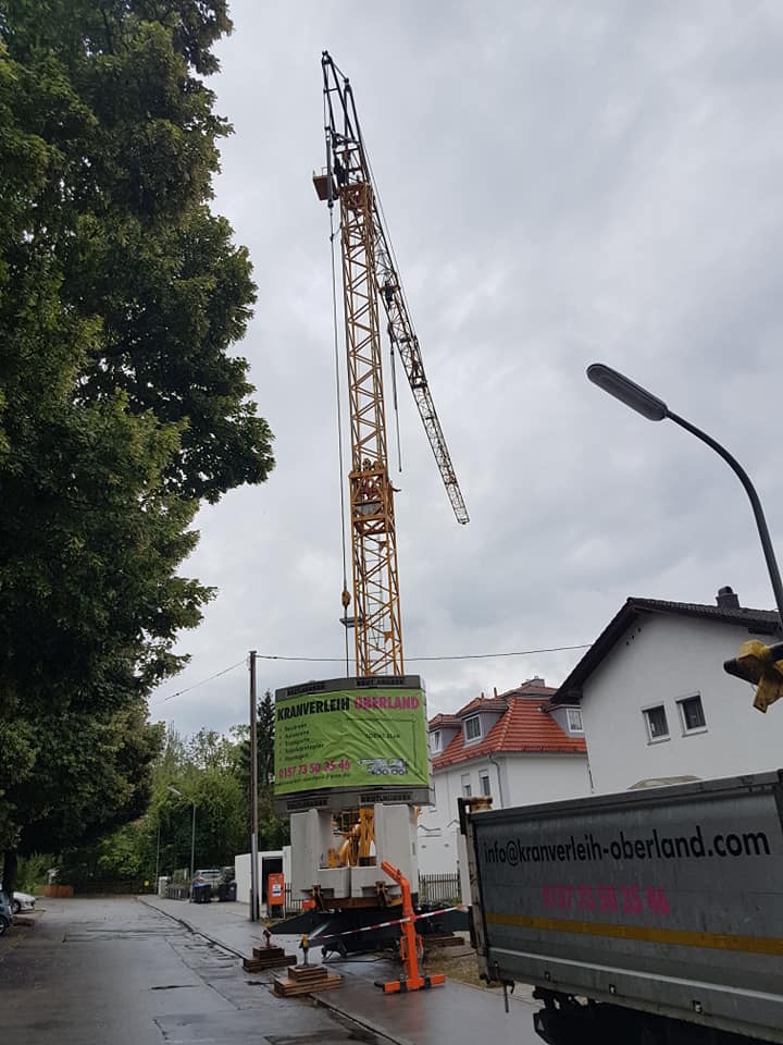 Aufbau eines Liebherr 34K am Ammersee