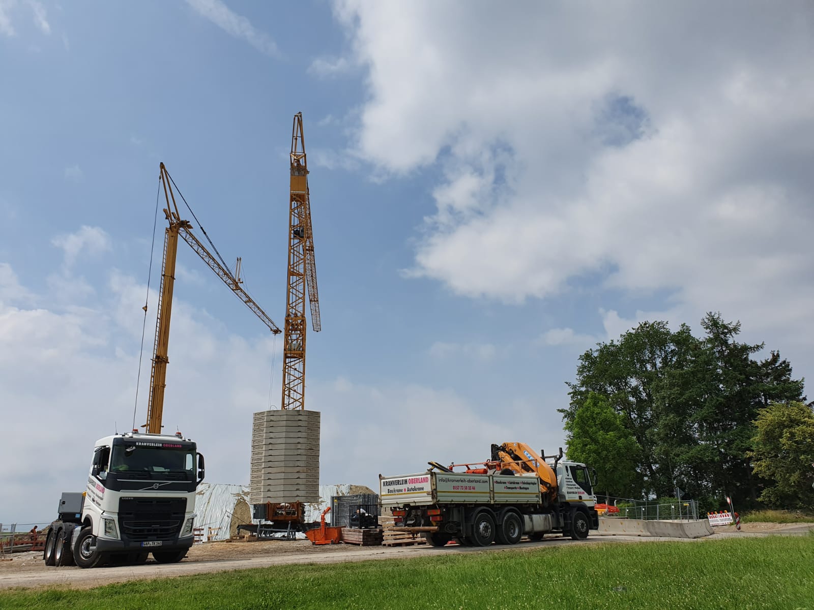 Liebherr 71K und 26K im Allgäu